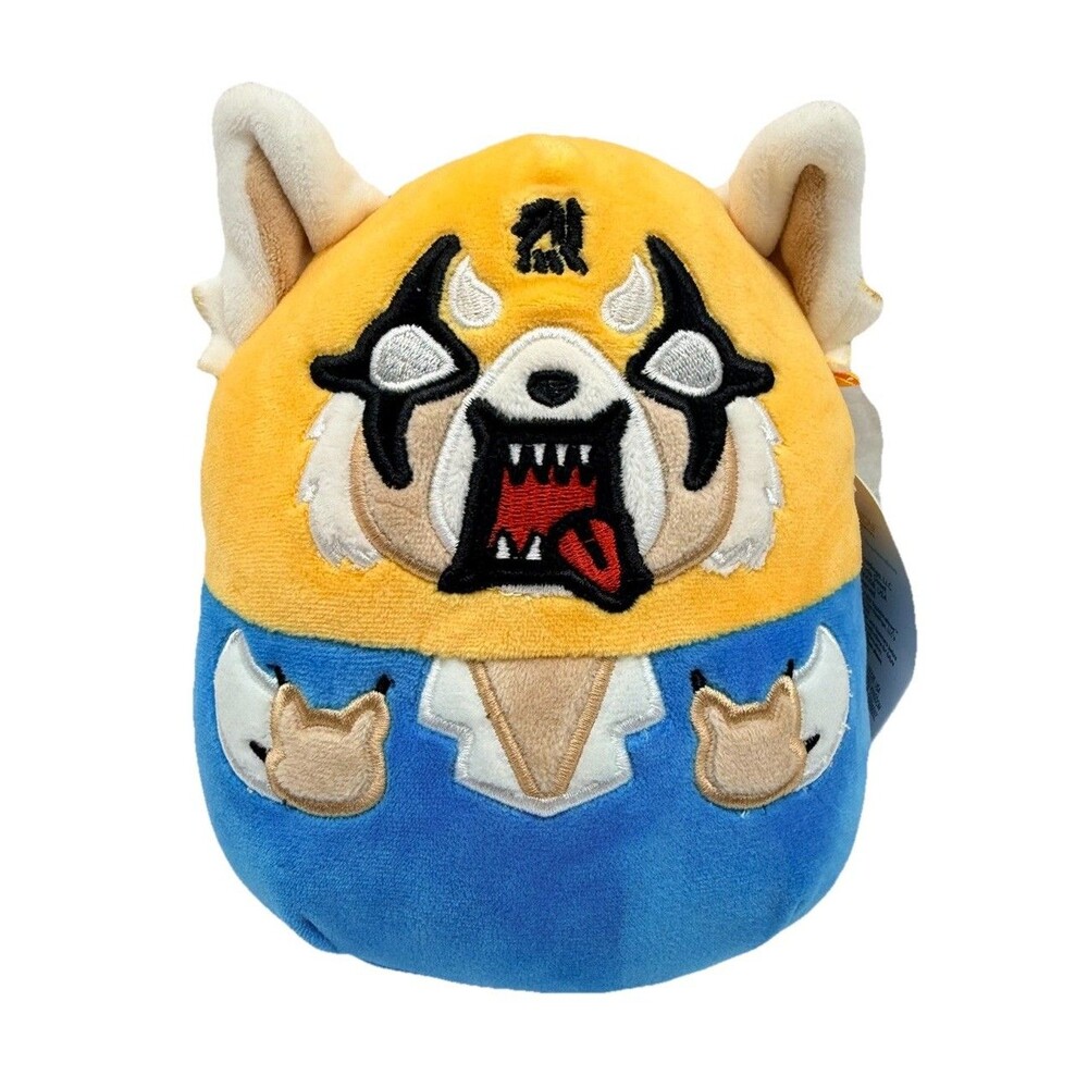 Squishmallows Sanrio AGGRETSUKO RAGE FACE FOX 7” Soft Plush Stuffed Animal NEW